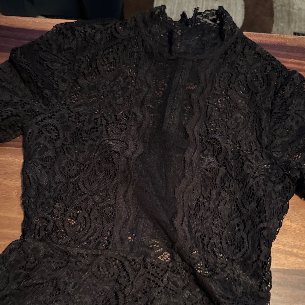 Express Black Lace dress